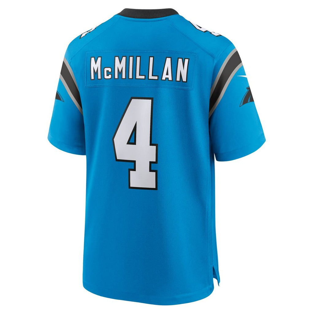 Carolina Panthers Tetairoa McMillan Nike Black Team Game Jersey