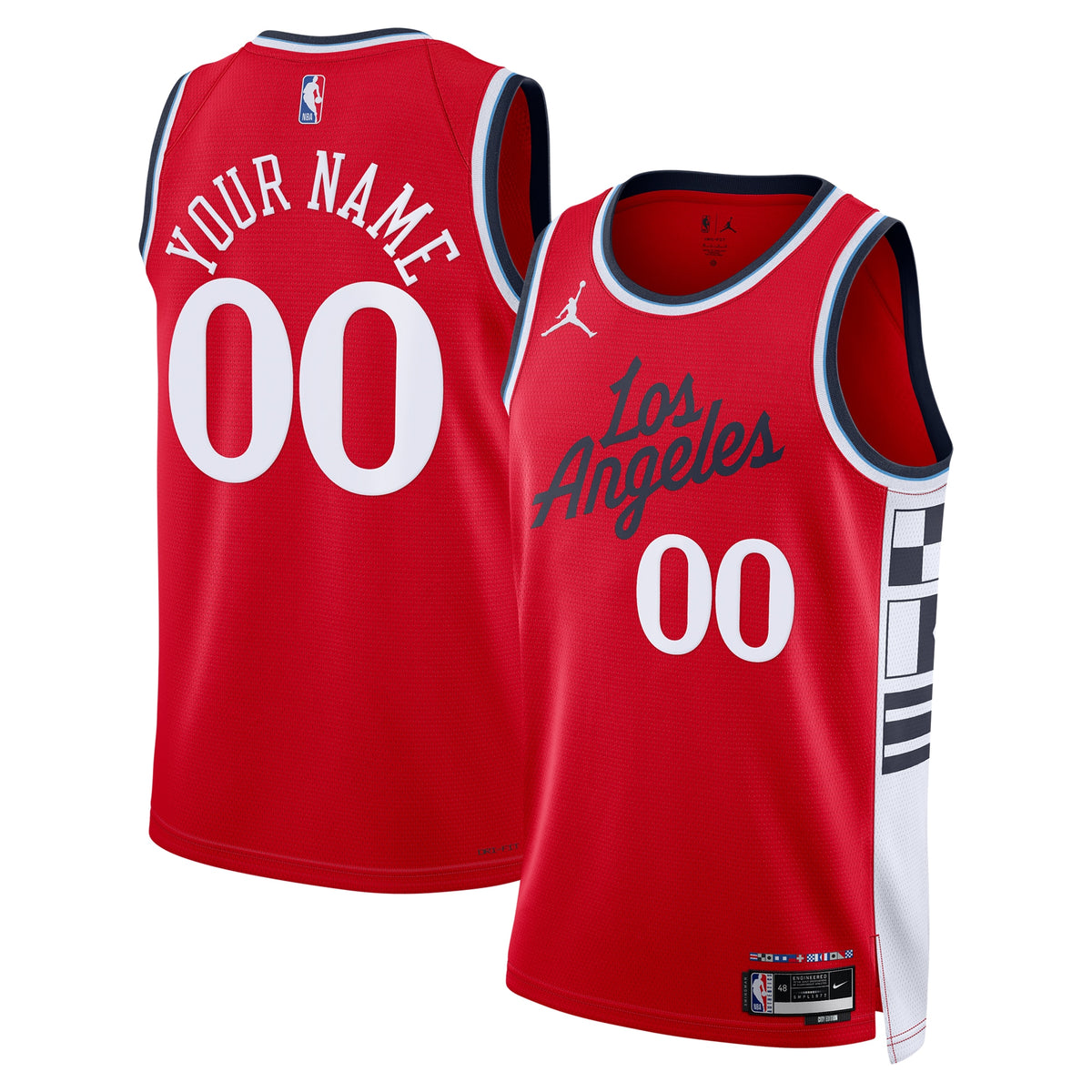 LA Clippers Jordan NBA Statement Edition Swingman Jersey - Custom