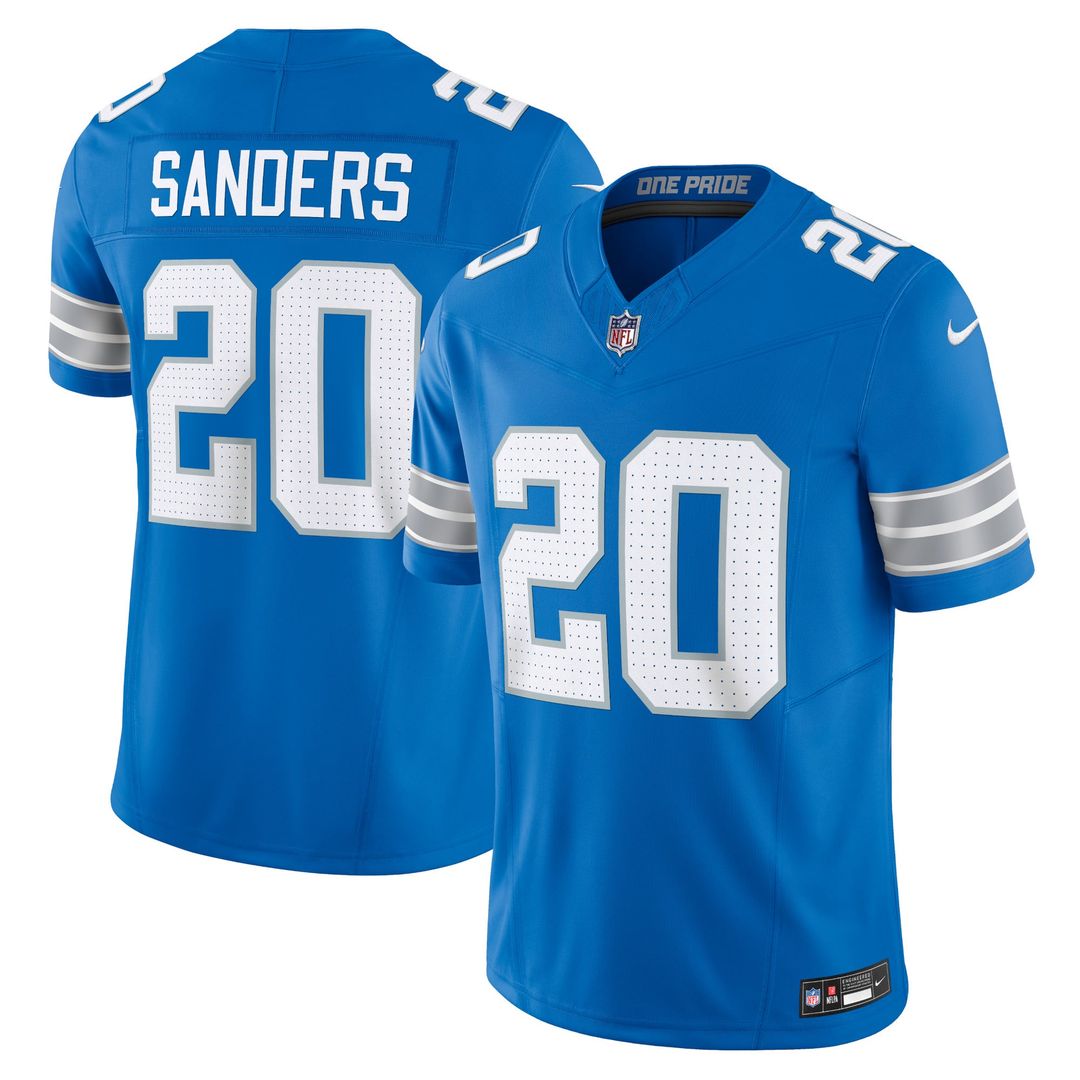 Detroit Lions Barry Sanders Nike Black 2nd Alternate Vapor F.U.S.E. Limited Jersey