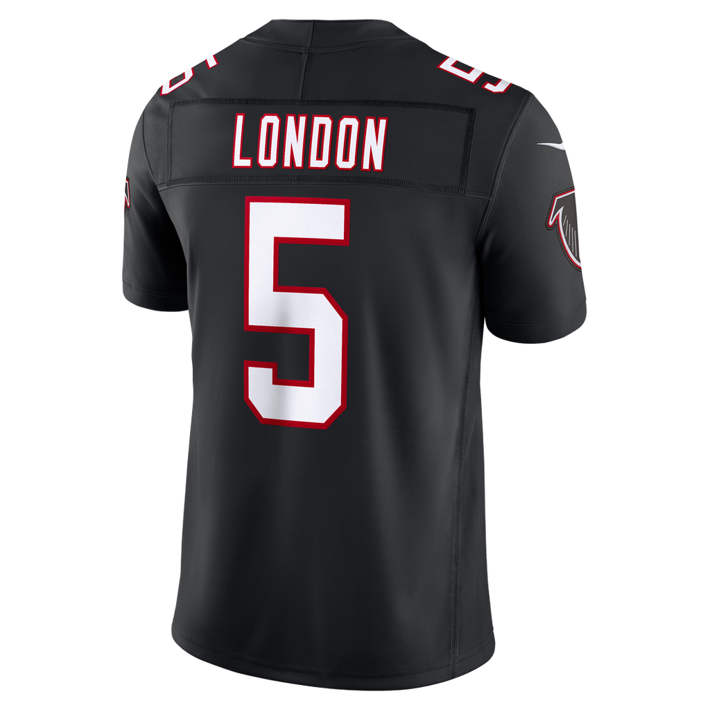 Atlanta Falcons Drake London Nike Red Team Vapor F.U.S.E. Stitched Limited Jersey