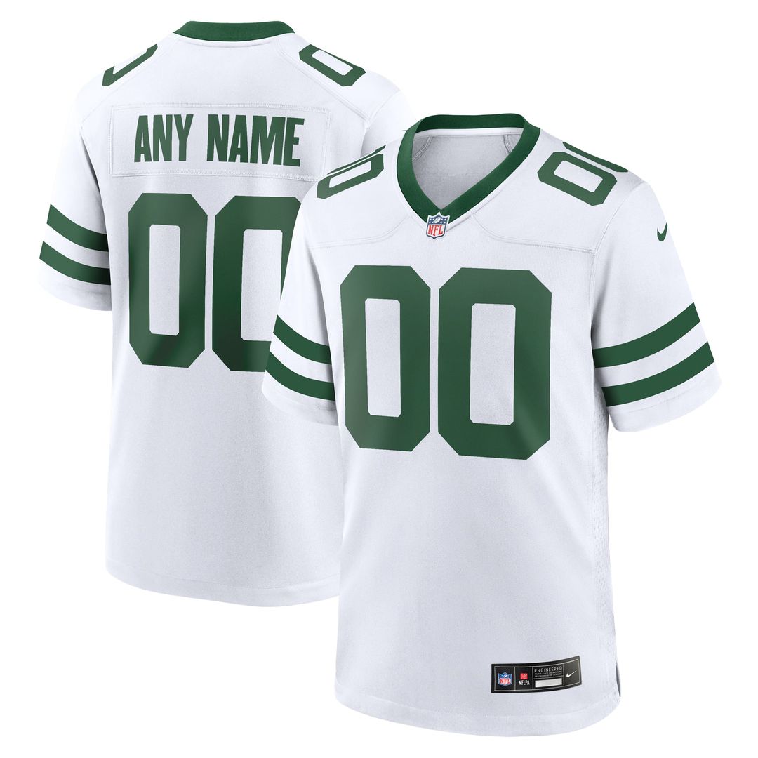 New York Jets Nike Legacy Green Custom Game Jersey