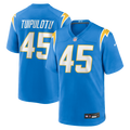 Los Angeles Chargers Tuli Tuipulotu Nike Powder Blue Team Game Jersey