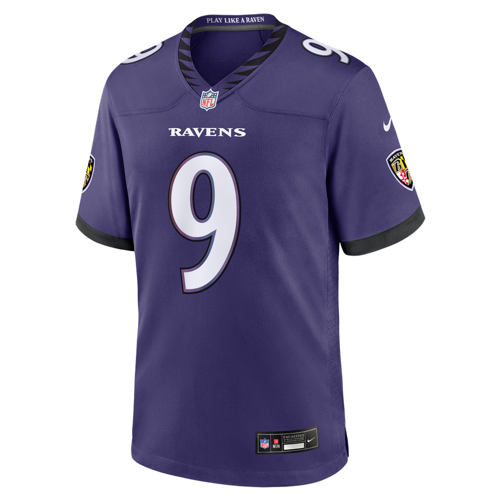 Baltimore Ravens Zion Young Nike Purple Team Game Jersey