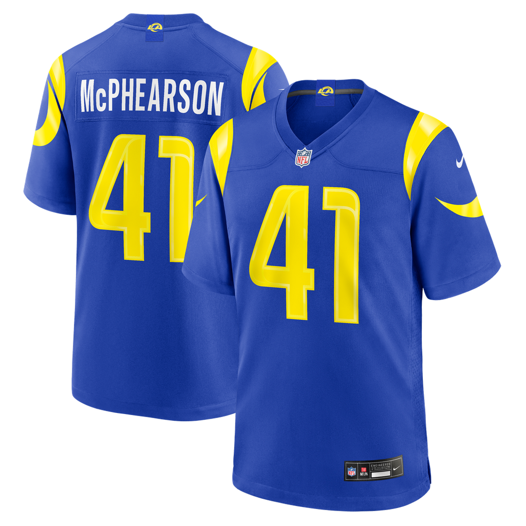 Los Angeles Rams Zech McPhearson Nike Royal Team Game Jersey