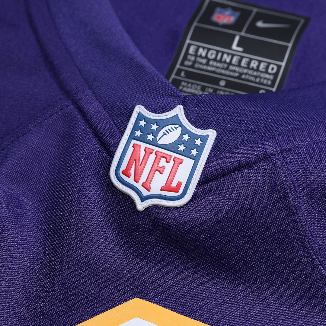 Minnesota Vikings Jordan Addison Nike White Away Game Jersey