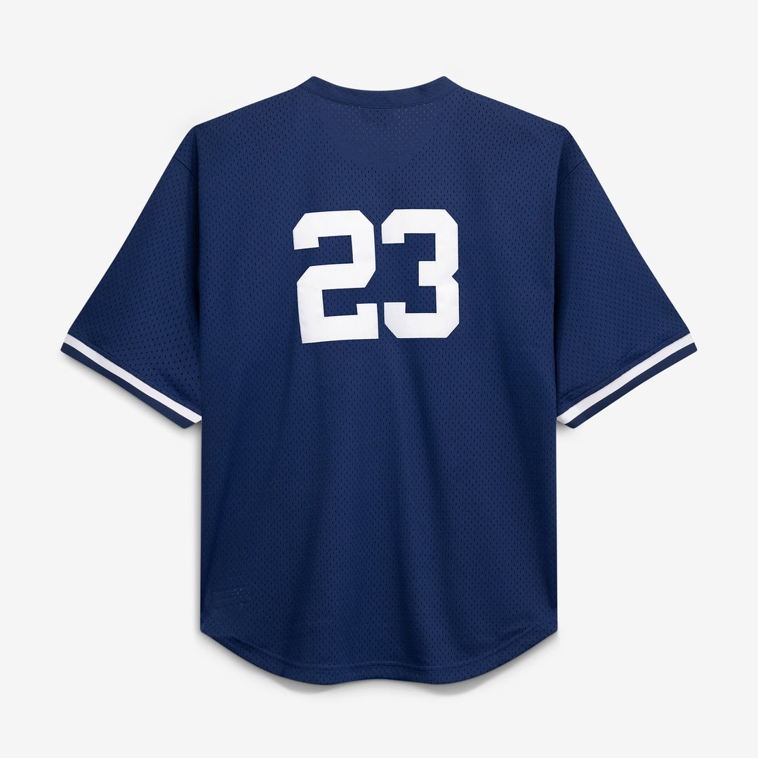 New York Yankees Don Mattingly Mitchell & Ness Navy Cooperstown Collection Big & Tall Mesh Batting Practice Jersey