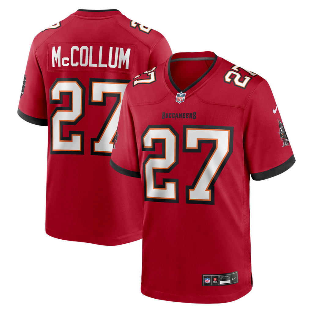 Tampa Bay Buccaneers Zyon McCollum Nike Red Game Player Jersey