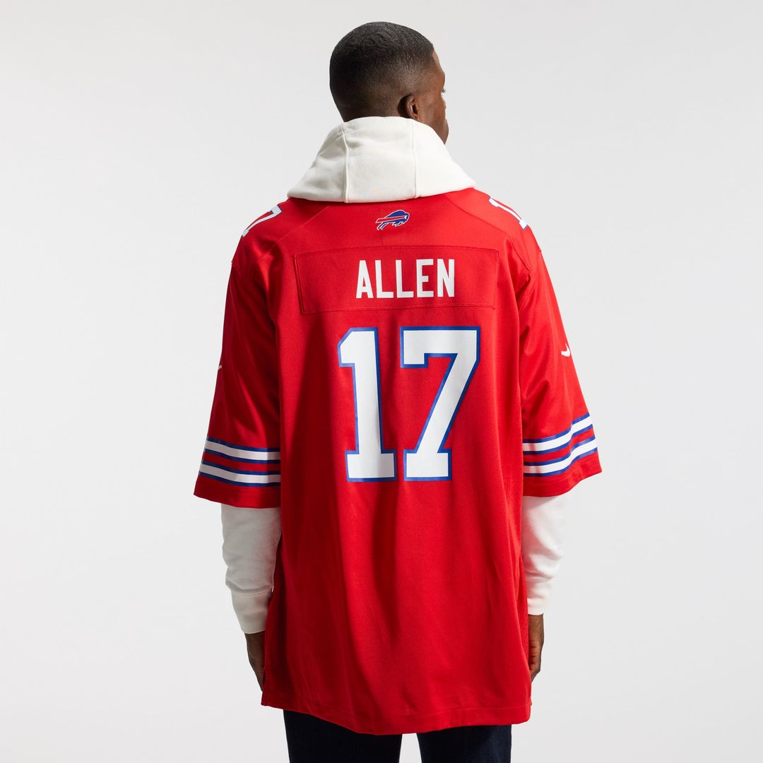 Buffalo Bills Josh Allen Nike White White Game Player Jersey