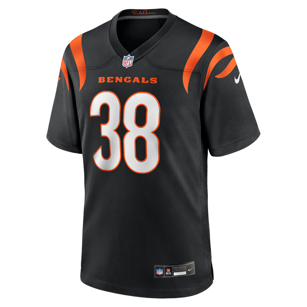 Cincinnati Bengals DJ Ivey Nike Black Team Game Jersey
