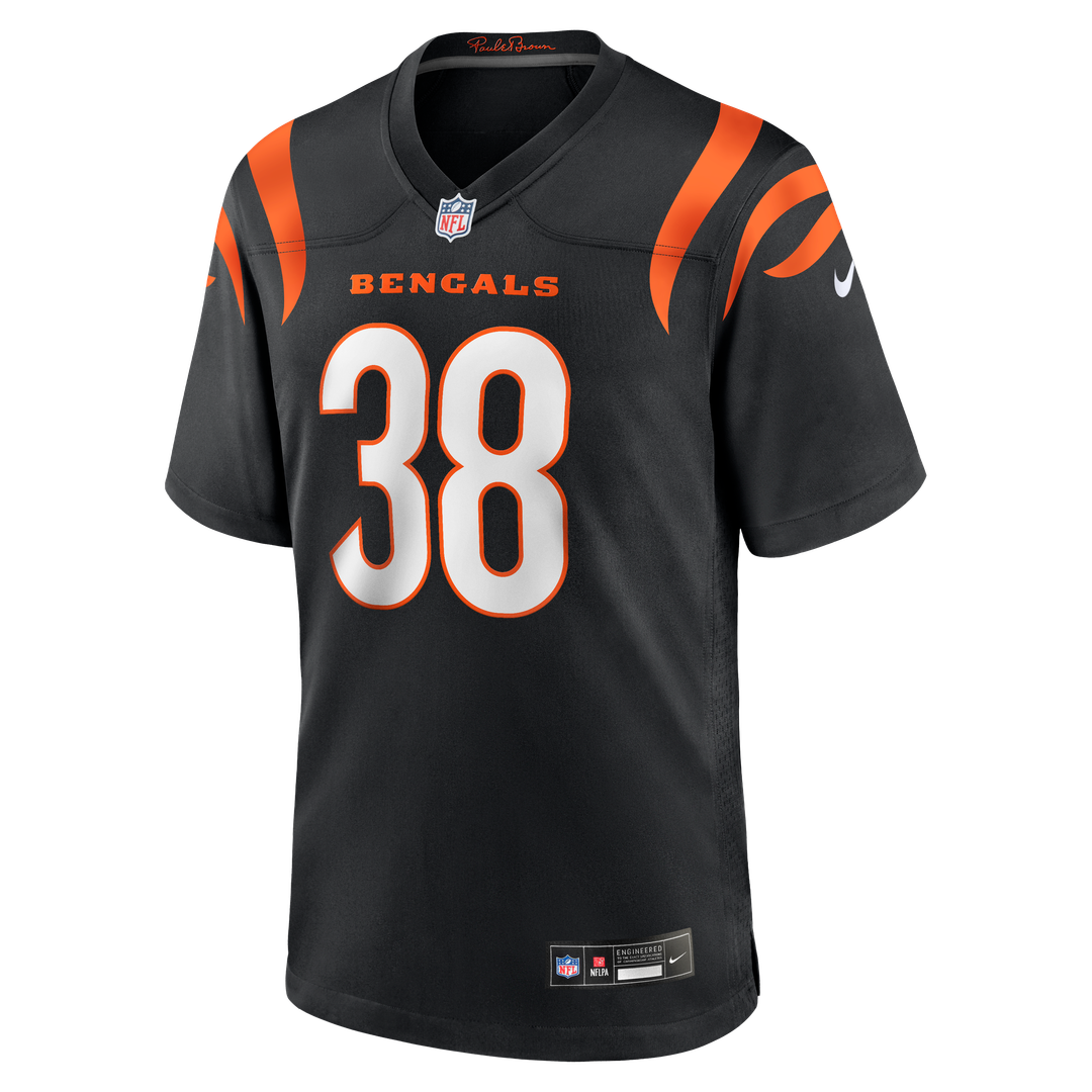 Cincinnati Bengals DJ Ivey Nike Black Team Game Jersey