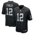Las Vegas Raiders Ken Stabler Nike Black Game Retired Player Jersey