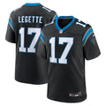 Carolina Panthers Xavier Legette Nike Black Team Game Player Jersey