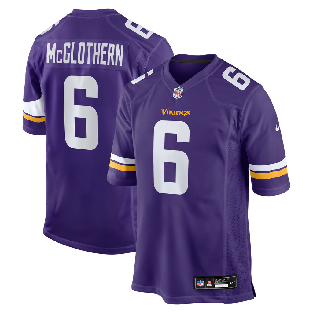 Minnesota Vikings Dwight McGlothern Nike Purple Team Game Jersey