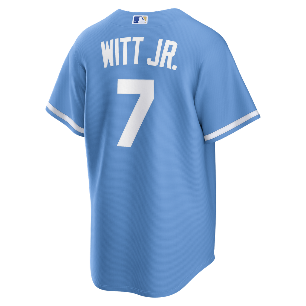 Kansas City Royals Bobby Witt Jr. Nike Gray Road Replica Jersey