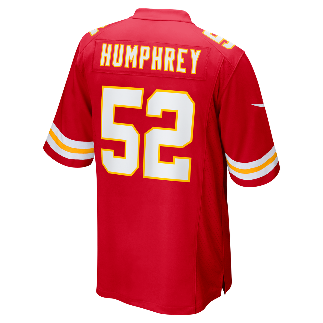 Kansas City Chiefs Creed Humphrey Nike Red Game Jersey