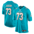 Miami Dolphins Austin Jackson Nike Aqua Game Jersey