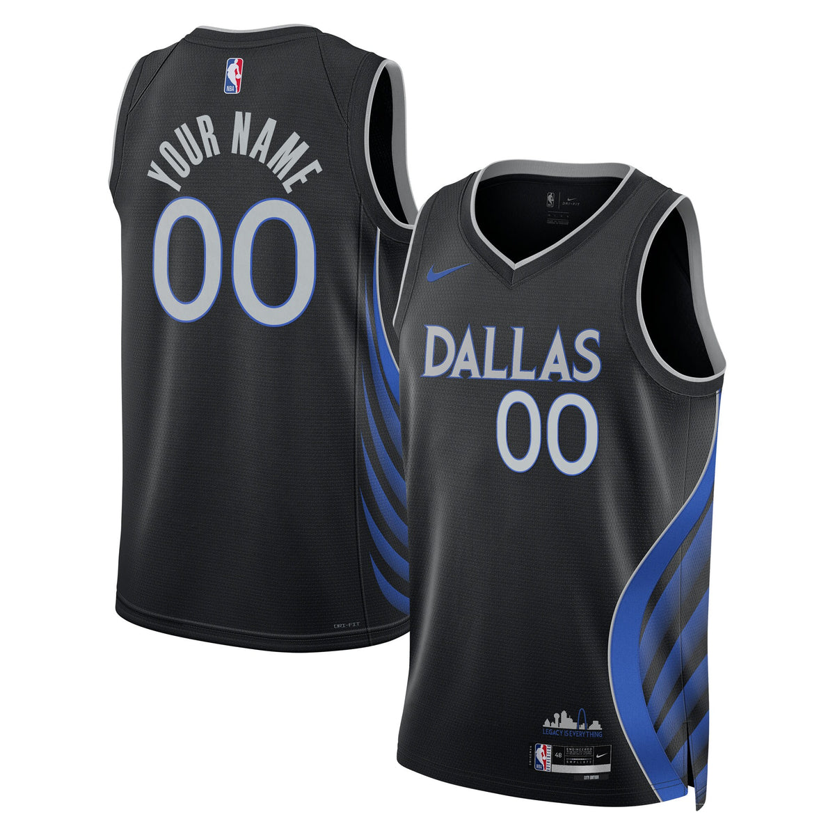Nike Dallas Mavericks 2025/26 City Edition Swingman Jersey - Custom - Unisex