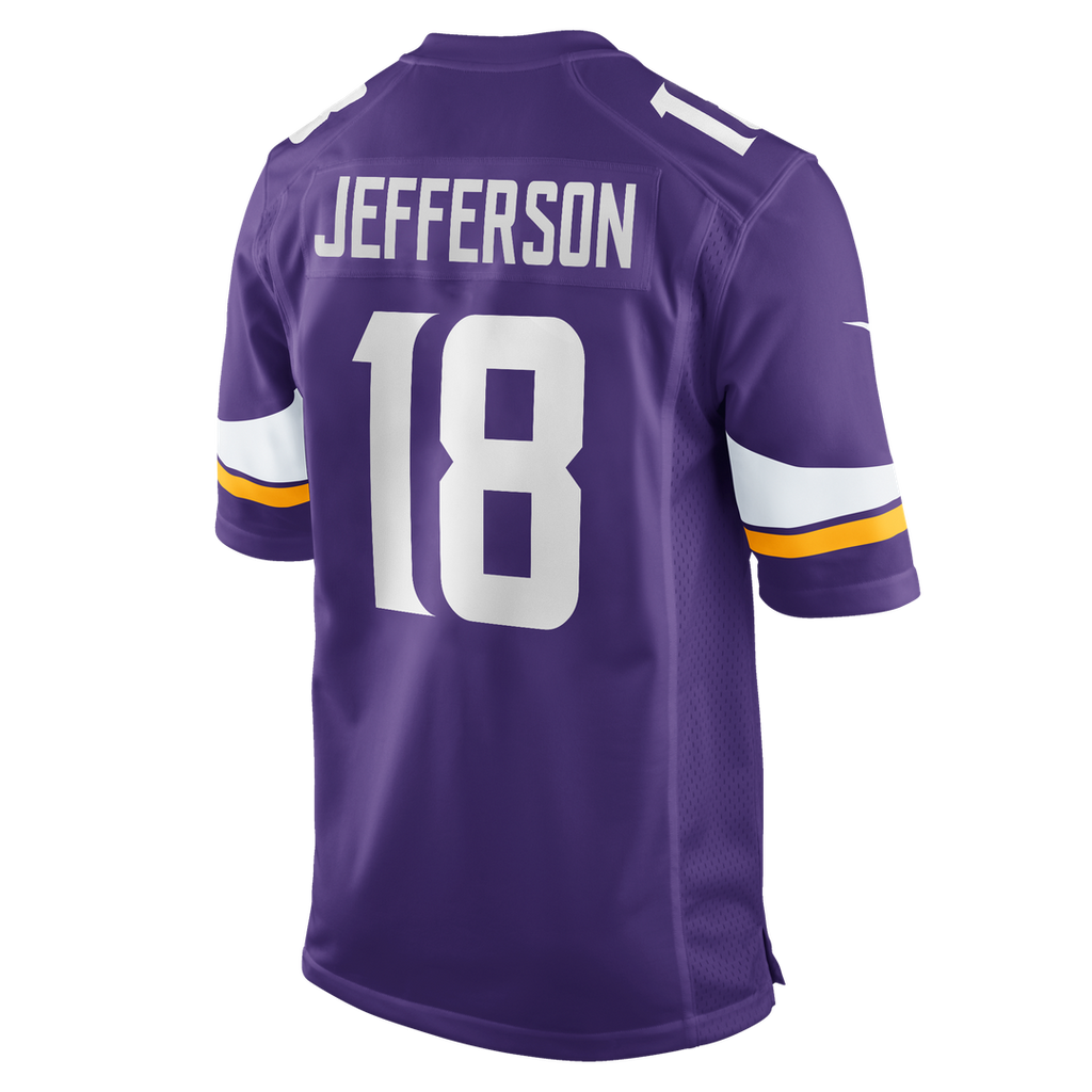 Minnesota Vikings Justin Jefferson Nike Purple Player Game Jersey