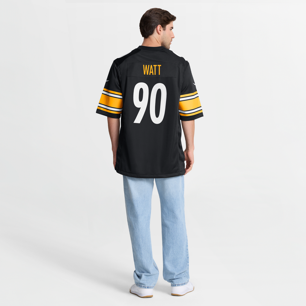 Pittsburgh Steelers T.J. Watt Nike Gold Alternate 1933 Throwback Game Jersey