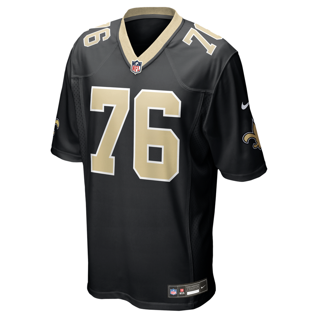 New Orleans Saints David Edwards Nike Black Team Game Jersey