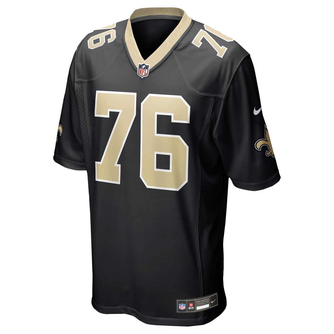 New Orleans Saints David Edwards Nike Black Team Game Jersey