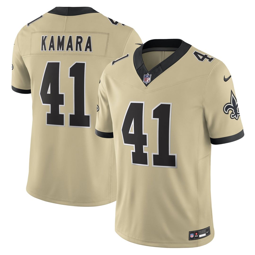 New Orleans Saints Alvin Kamara Nike White Alternate Vapor F.U.S.E. Limited Jersey