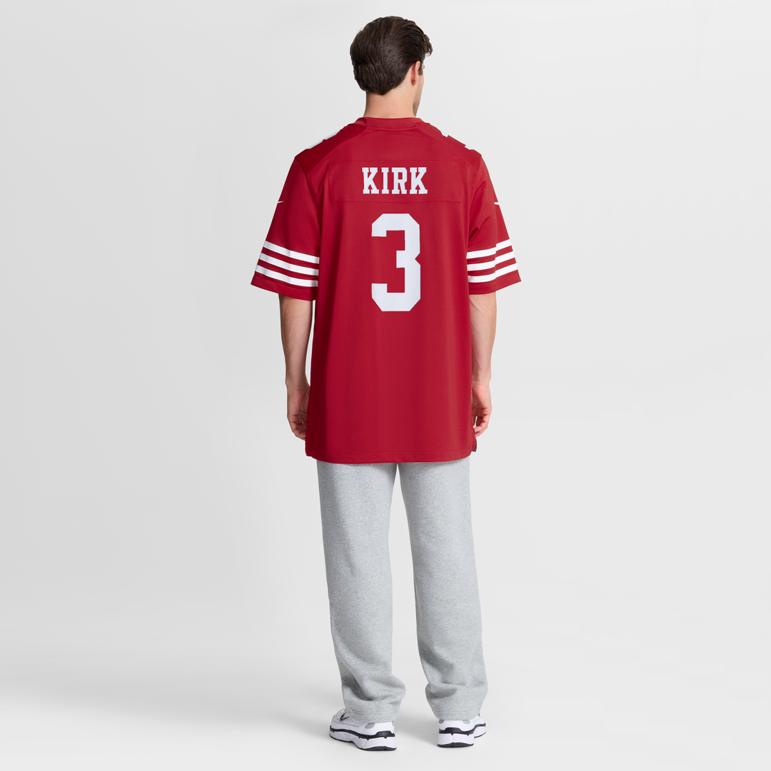San Francisco 49ers Christian Kirk Nike Scarlet Team Game Jersey