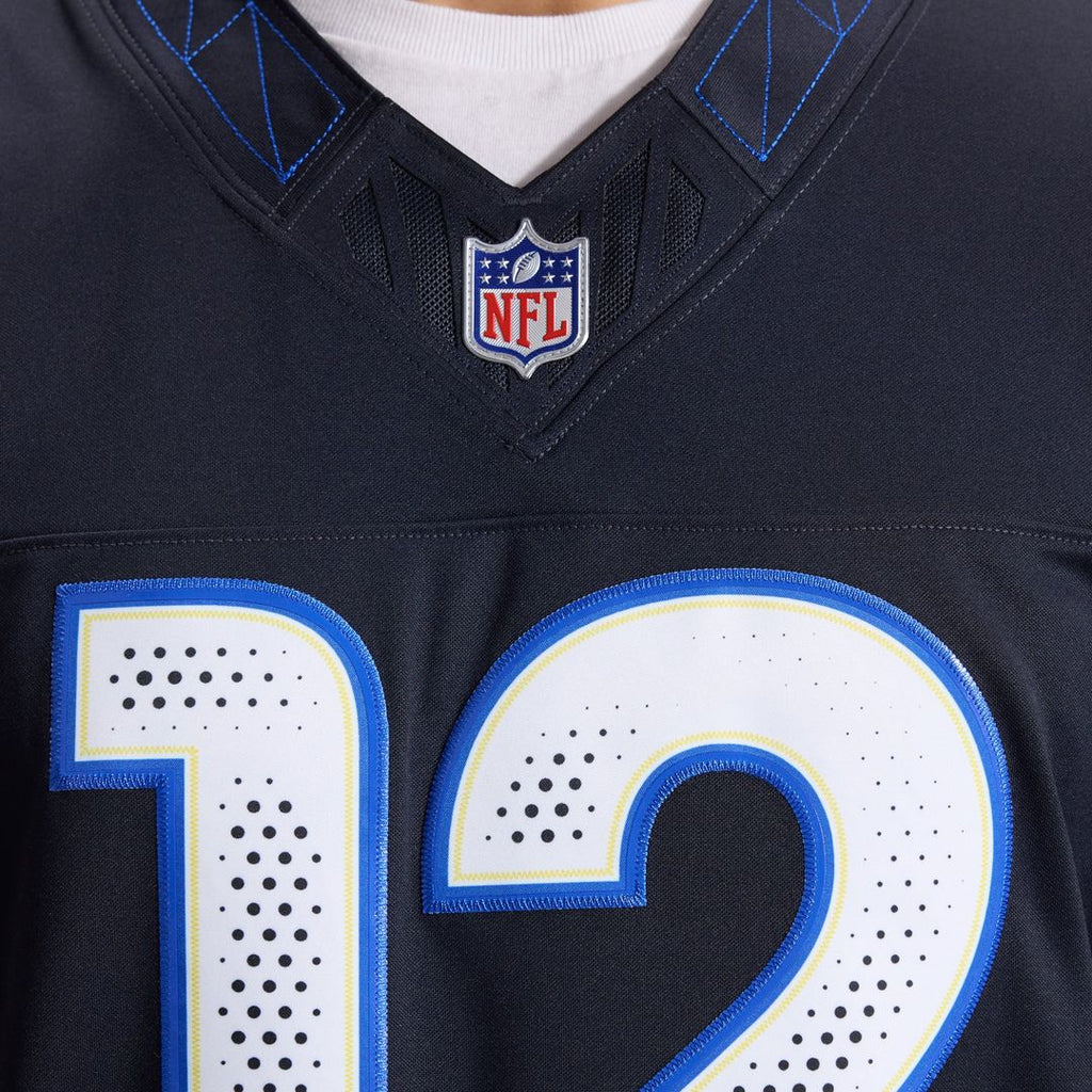 Los Angeles Rams Puka Nacua Nike Dark Blue Rivalries Collection Stitched Limited Jersey