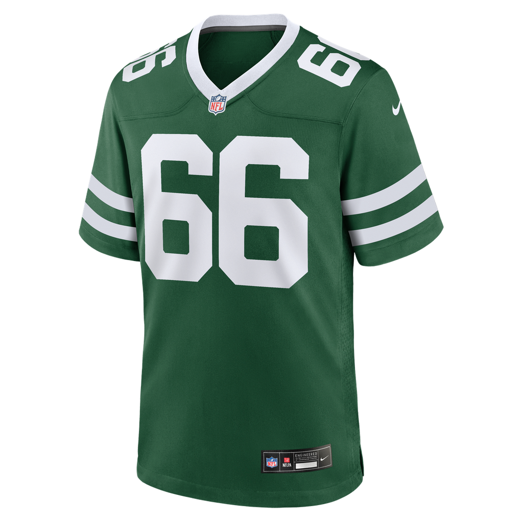 New York Jets Joe Tippmann Nike Legacy Green Team Game Jersey
