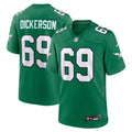 Philadelphia Eagles Landon Dickerson Nike Kelly Green Alternate Game Jersey