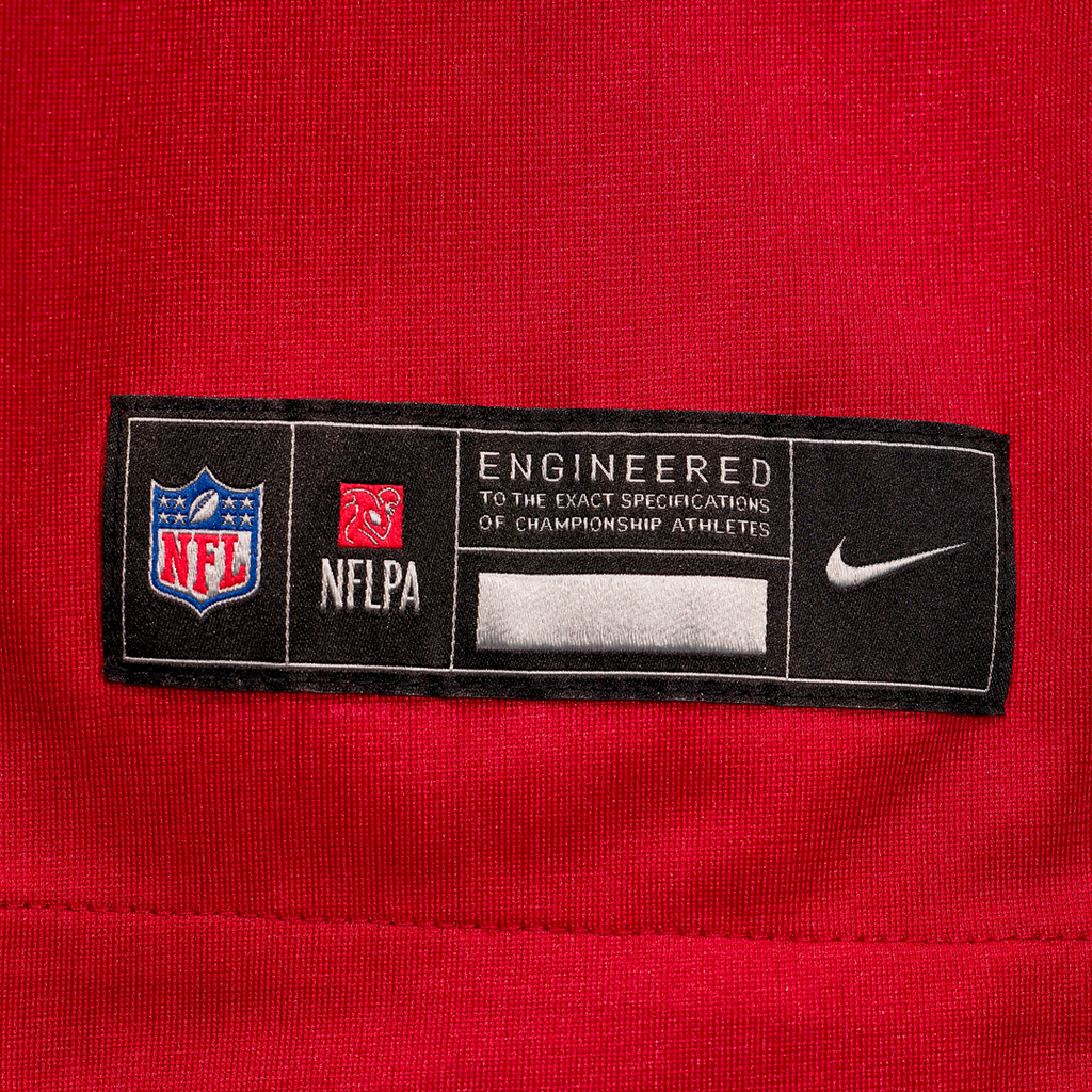 Kansas City Chiefs Justin Fields Nike Red Game Jersey