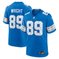 Detroit Lions Brock Wright Nike Blue Team Game Jersey