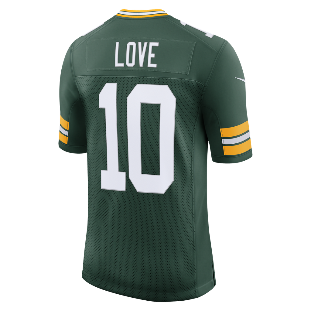 Green Bay Packers Jordan Love Nike Green Vapor Untouchable Stitched Limited Jersey