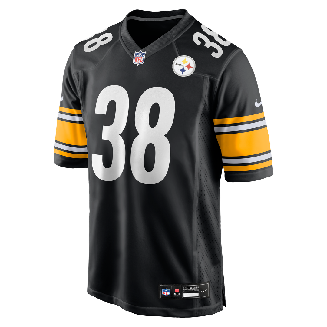 Pittsburgh Steelers Mykal Walker Nike Black Team Game Jersey