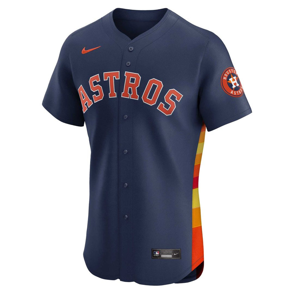 Houston Astros Jose Altuve Nike Navy Alternate Elite Player Jersey