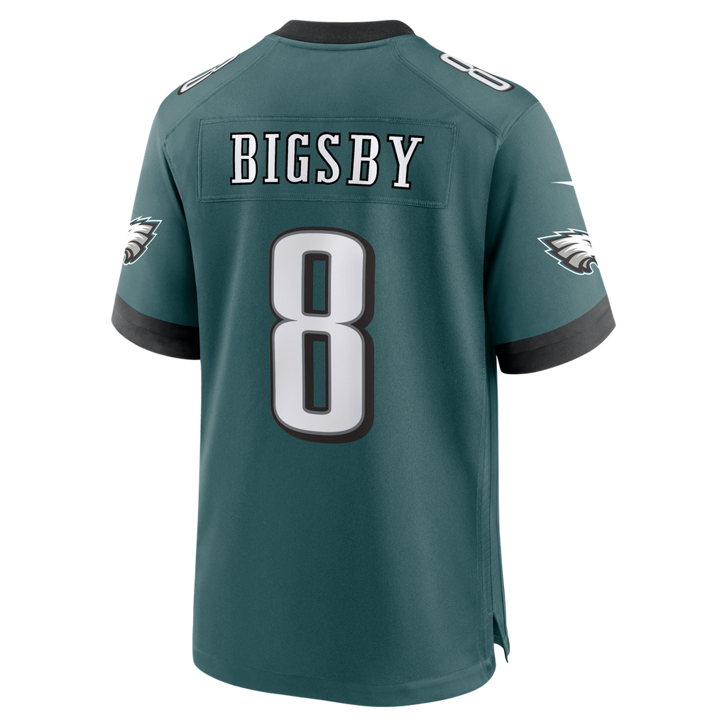 Philadelphia Eagles Tank Bigsby Nike Midnight Green Team Game Jersey