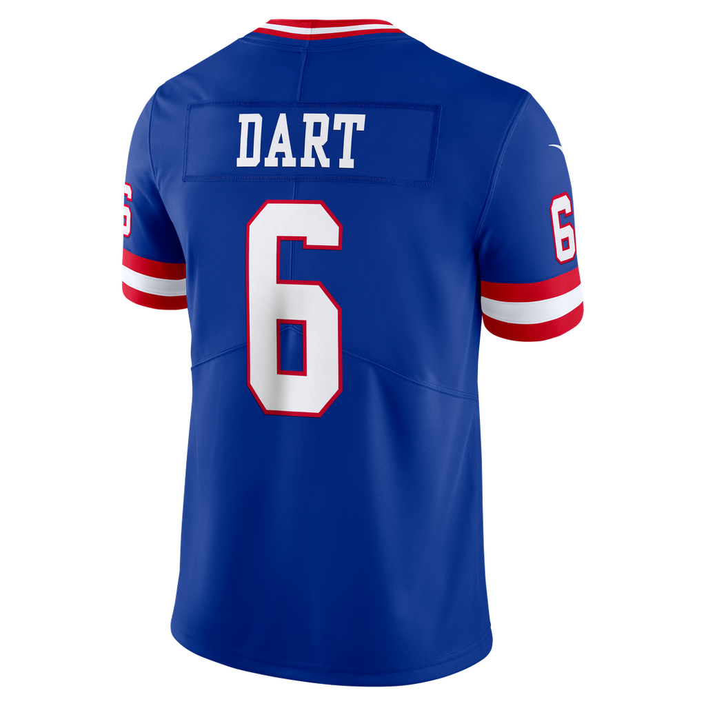New York Giants Jaxson Dart Nike Royal Legacy Vapor Untouchable Stitched Limited Jersey