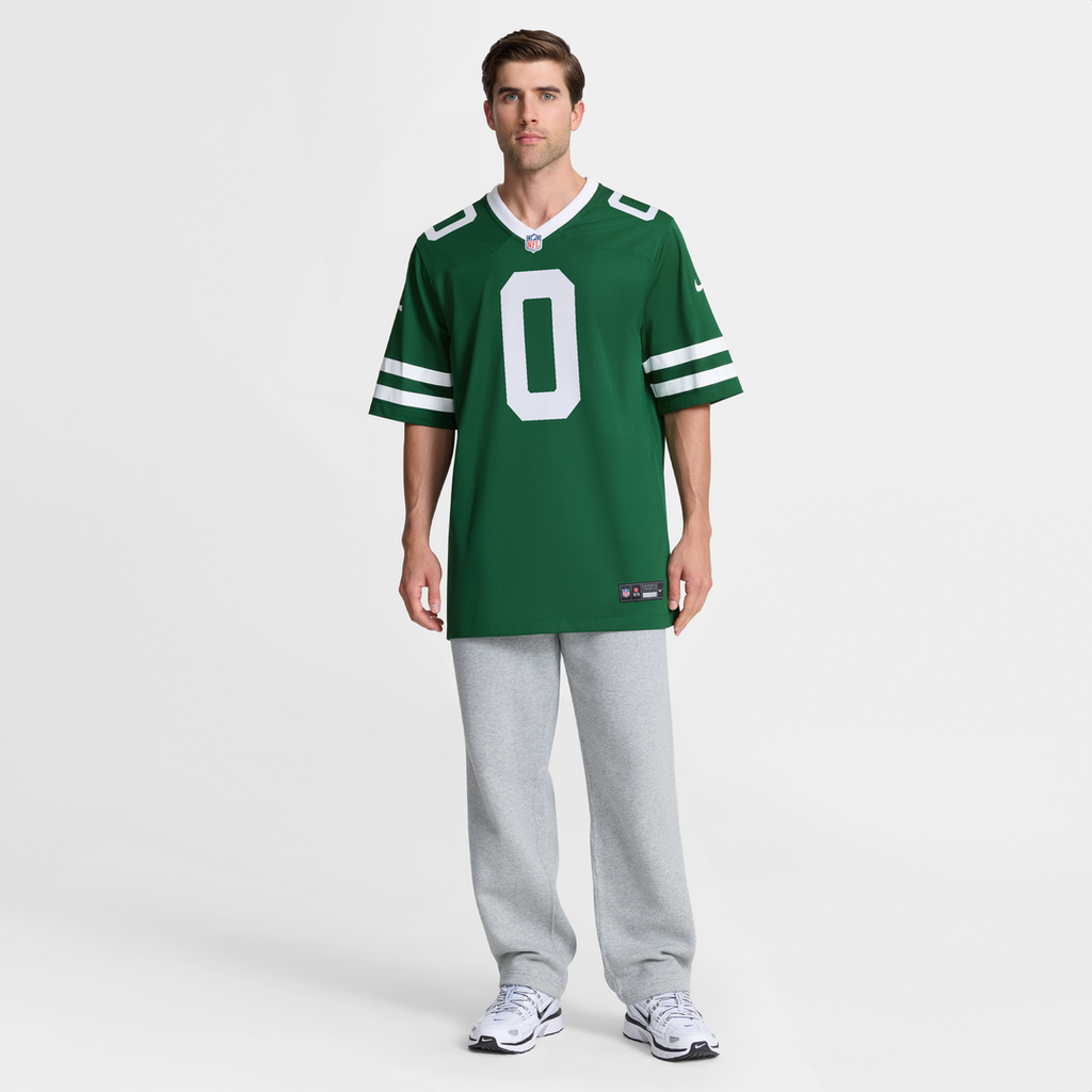 New York Jets Braelon Allen Nike Legacy Green Game Jersey