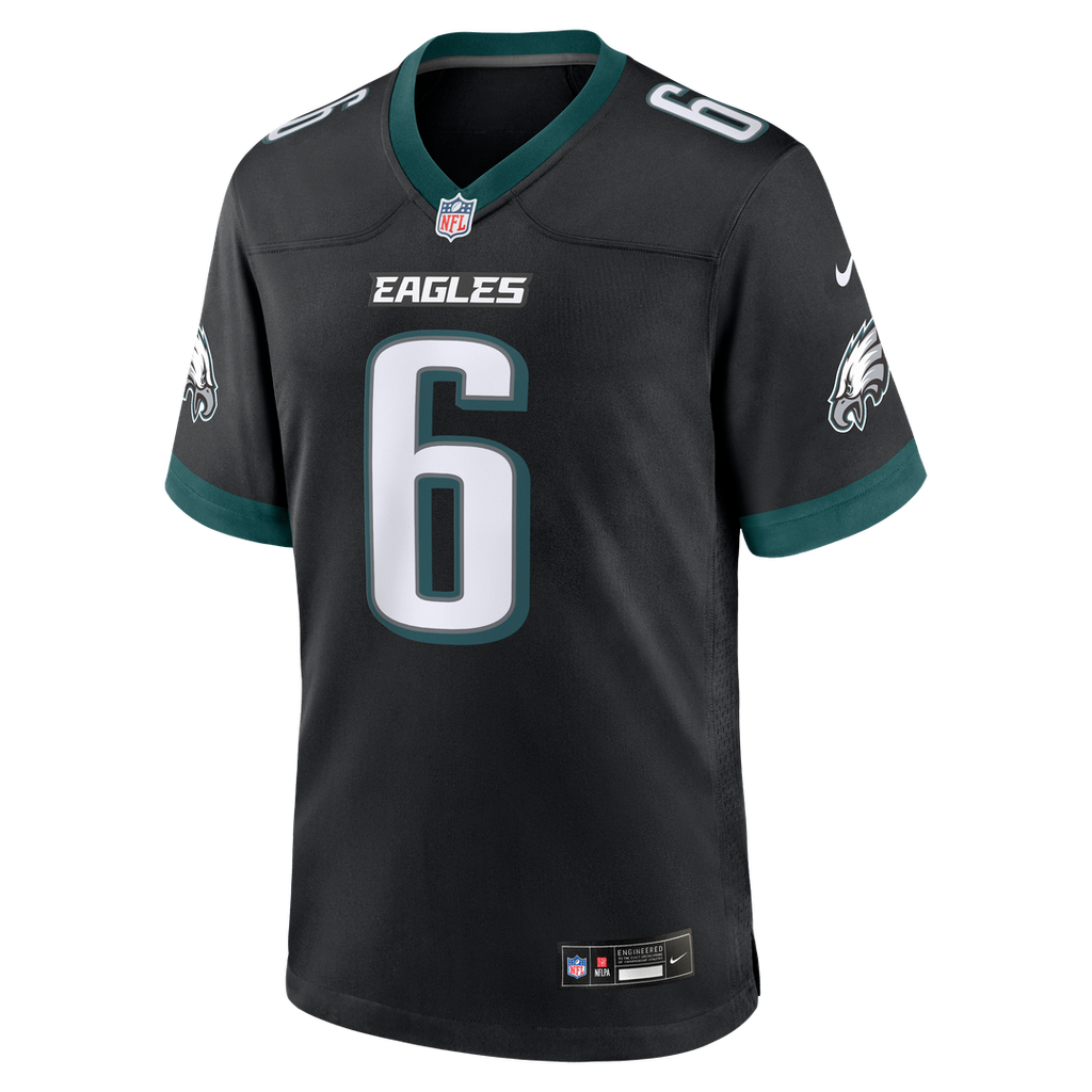 Philadelphia Eagles DeVonta Smith Nike White Game Jersey