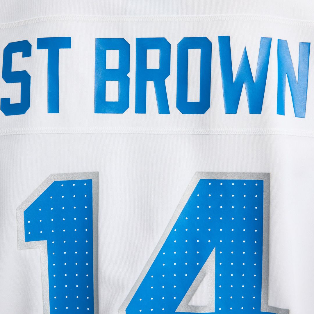 Detroit Lions Amon-Ra St. Brown Nike Black 2nd Alternate Game Jersey