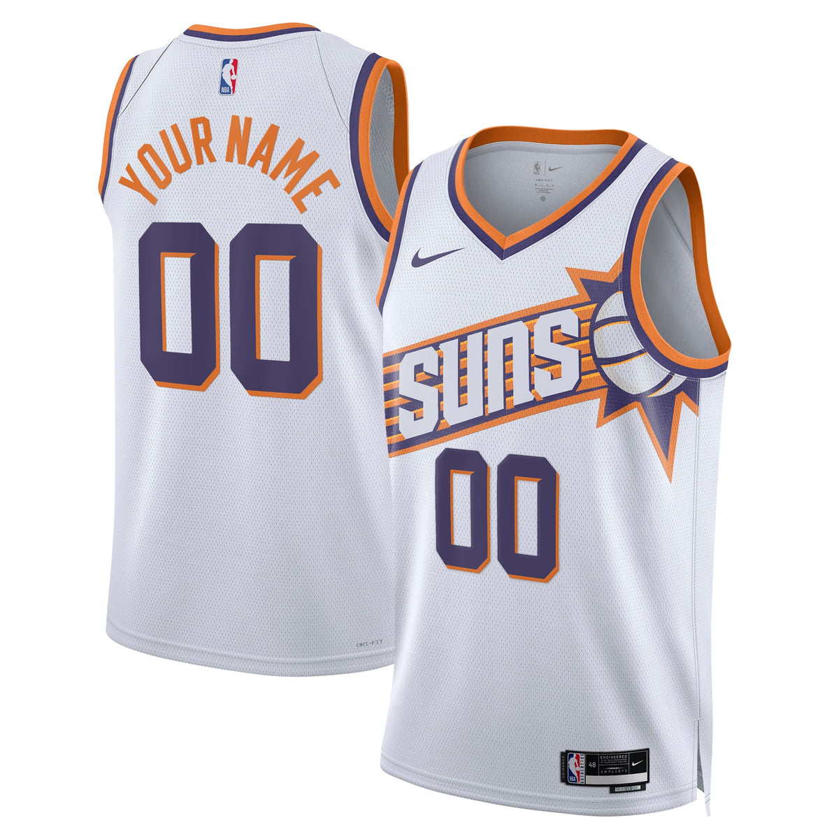 Phoenix Suns Nike Association Swingman Jersey - Custom - Unisex