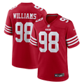 San Francisco 49ers Mykel Williams Nike Scarlet Game Player Jersey
