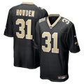 New Orleans Saints Jordan Howden Nike Black Team Game Jersey
