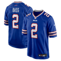 Buffalo Bills Tyler Bass Nike Royal Game Player Jersey