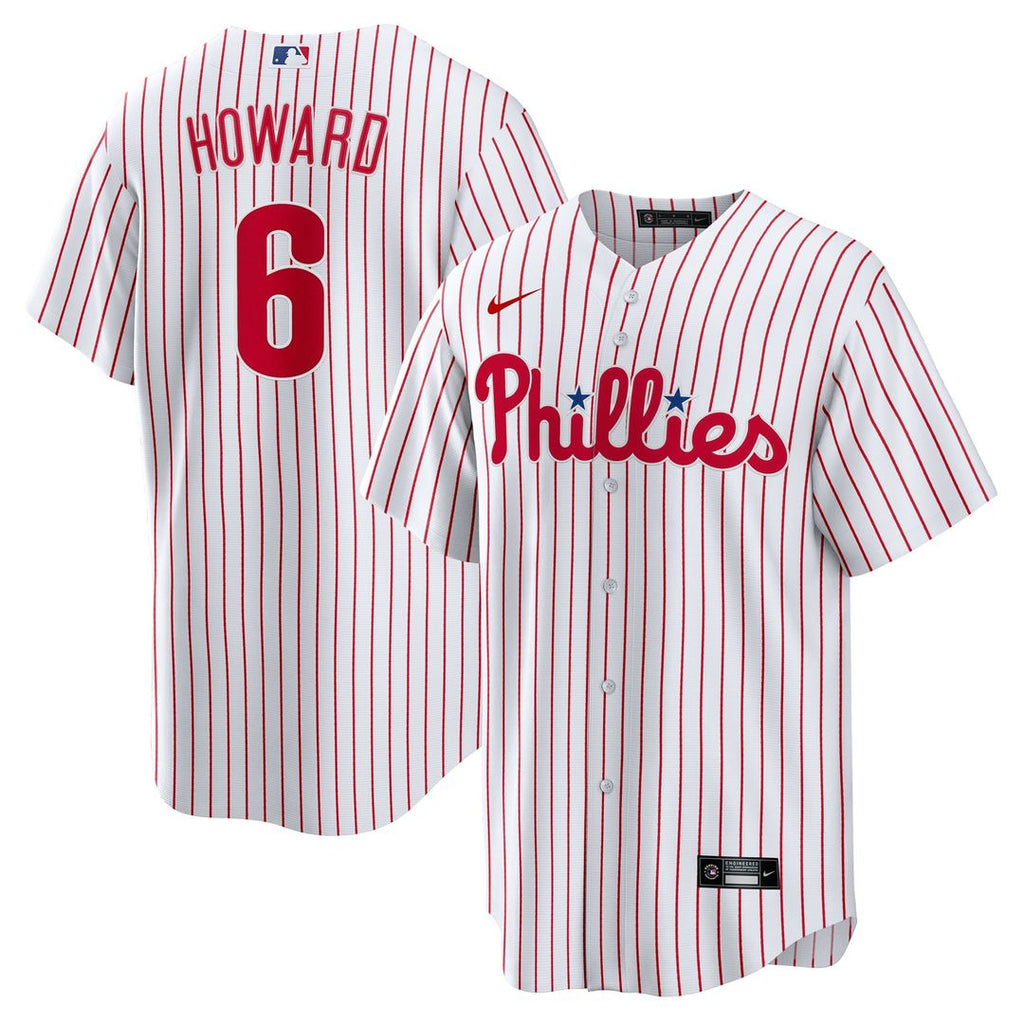 Philadelphia Phillies Ryan Howard Nike White Replica Player Jersey