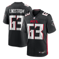 Atlanta Falcons Chris Lindstrom Nike Black Game Jersey