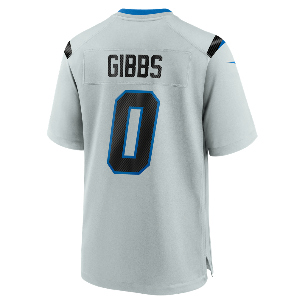 Detroit Lions Jahmyr Gibbs Nike Silver 2026 Rivalries Collection Game Jersey