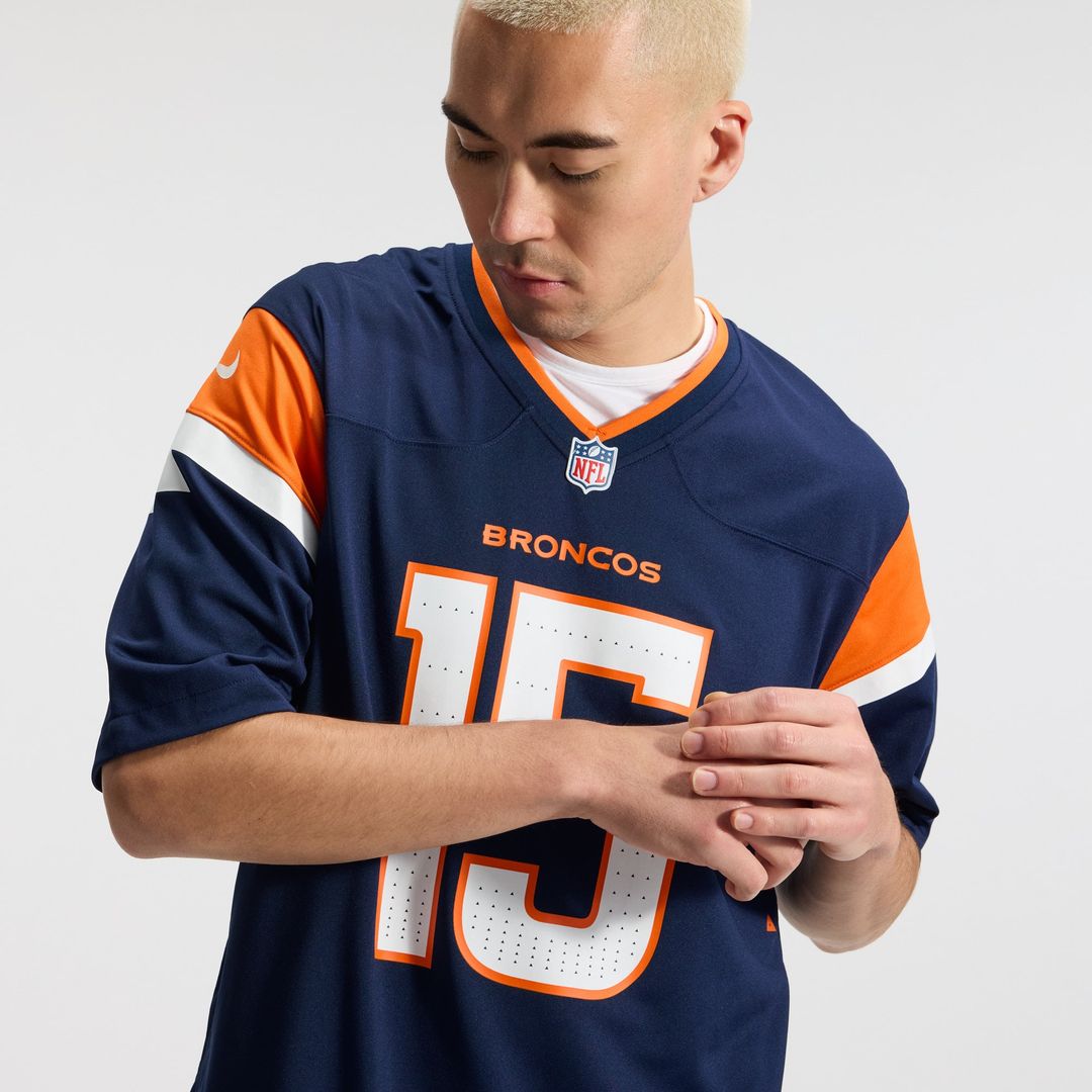 Denver Broncos Nik Bonitto Nike Navy Alternate Game Jersey