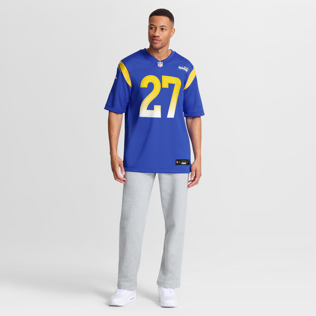 Los Angeles Rams Jarquez Hunter Nike Royal Team Game Jersey
