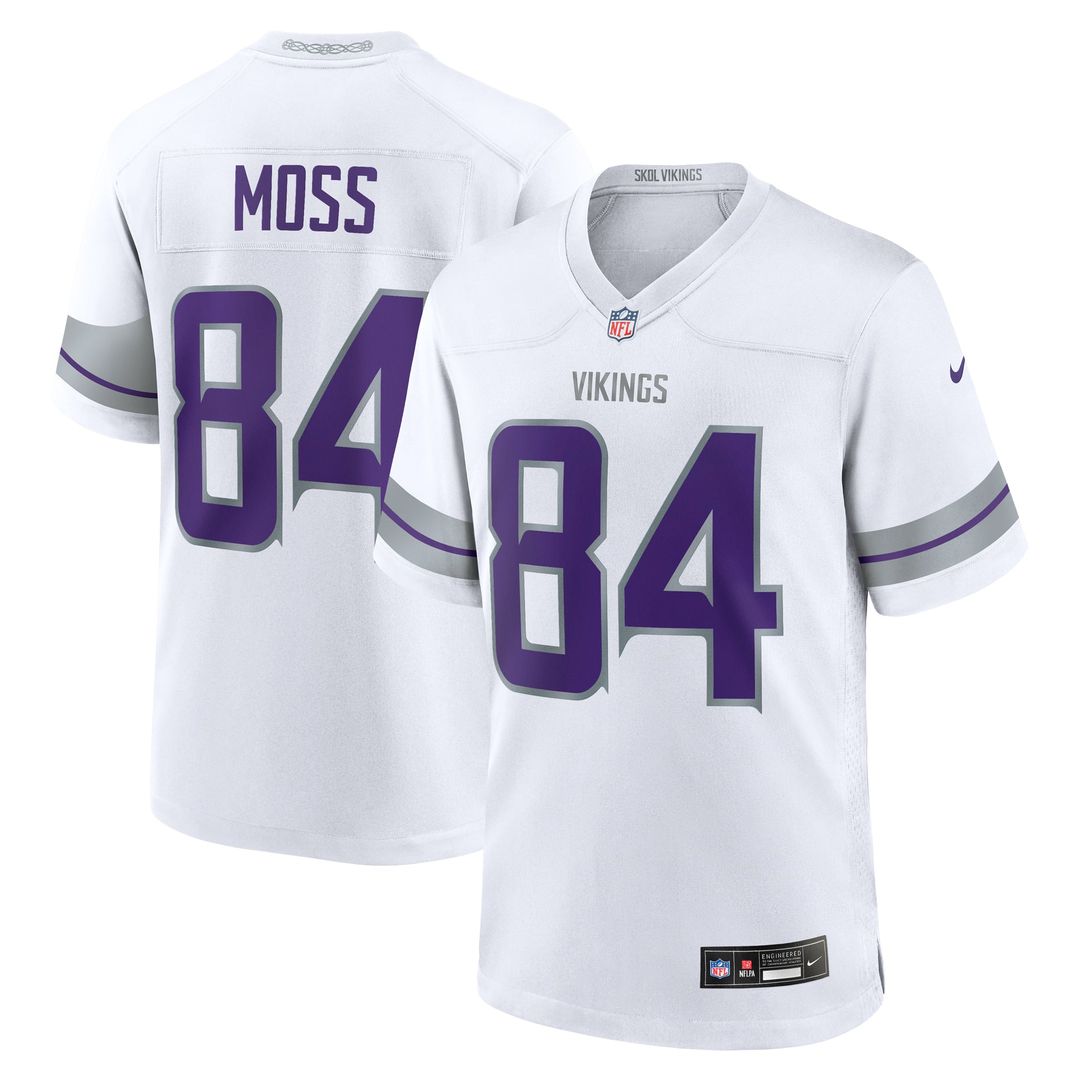 Minnesota Vikings Randy Moss Nike Purple Classic Retired Player Game Jersey
